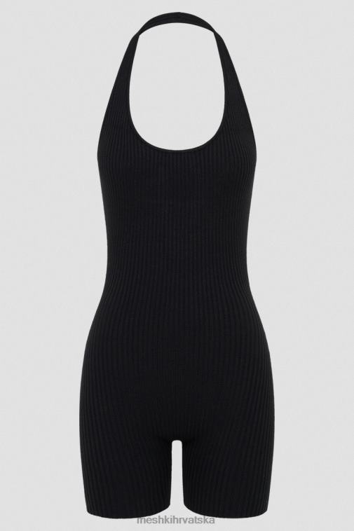 Meshki aitana pleteno odijelo s halterom XH4NH1391 odjeća crno